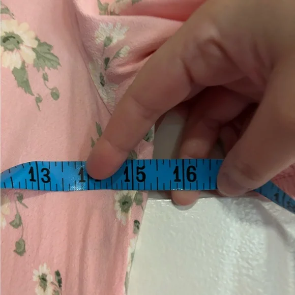 & Other Stories Pink Floral Short Sleeve Dress, size 2 - Picture 7 of 7